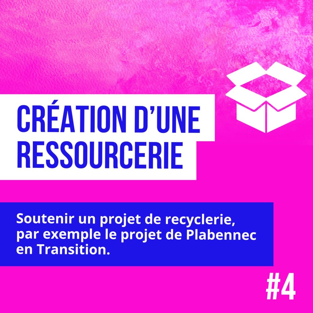 Création d'une ressourcerie