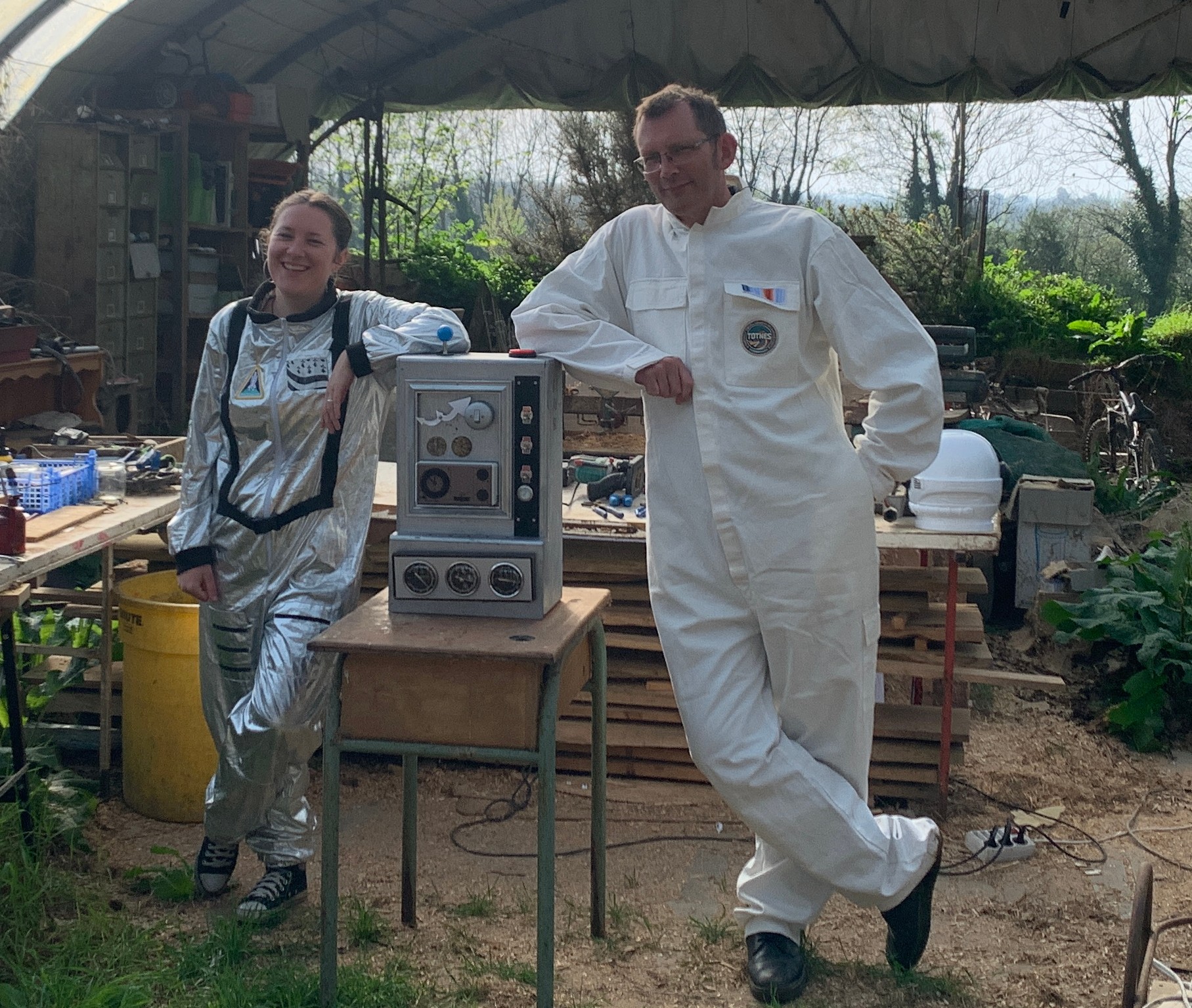 Les voyageurs du futur en tournage