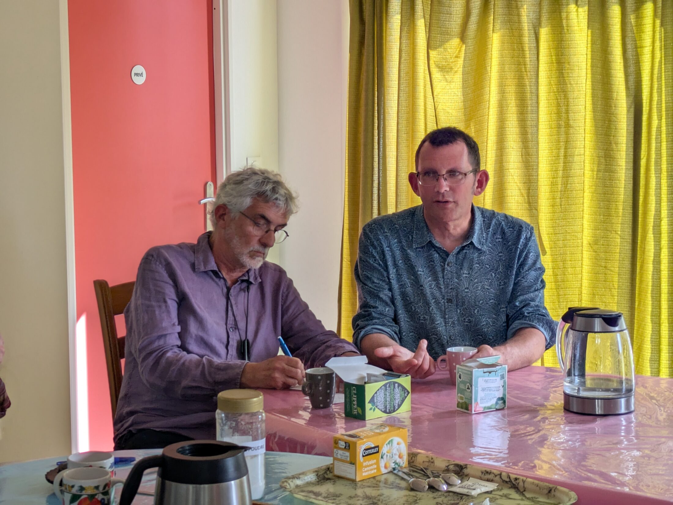 14h : rencontre avec les grands donateurs de l'événement